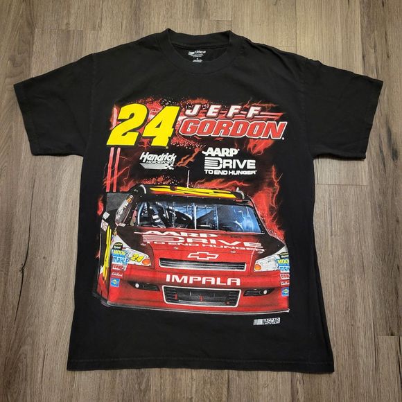 NASCAR Jeff Gordon #24 Chevy Impala Shirt Front And Back Graphic NM Size Medium - Picture 10 of 10